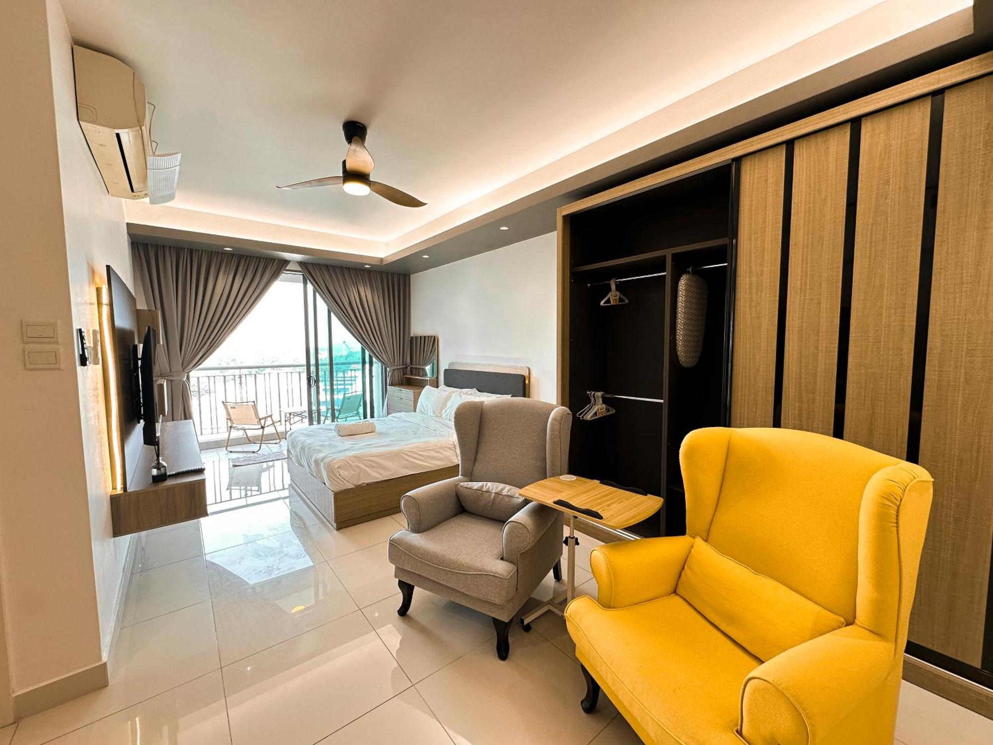 Teega Suites Puteriharbour By Wp Homestay Джохор-Бару Номер фото